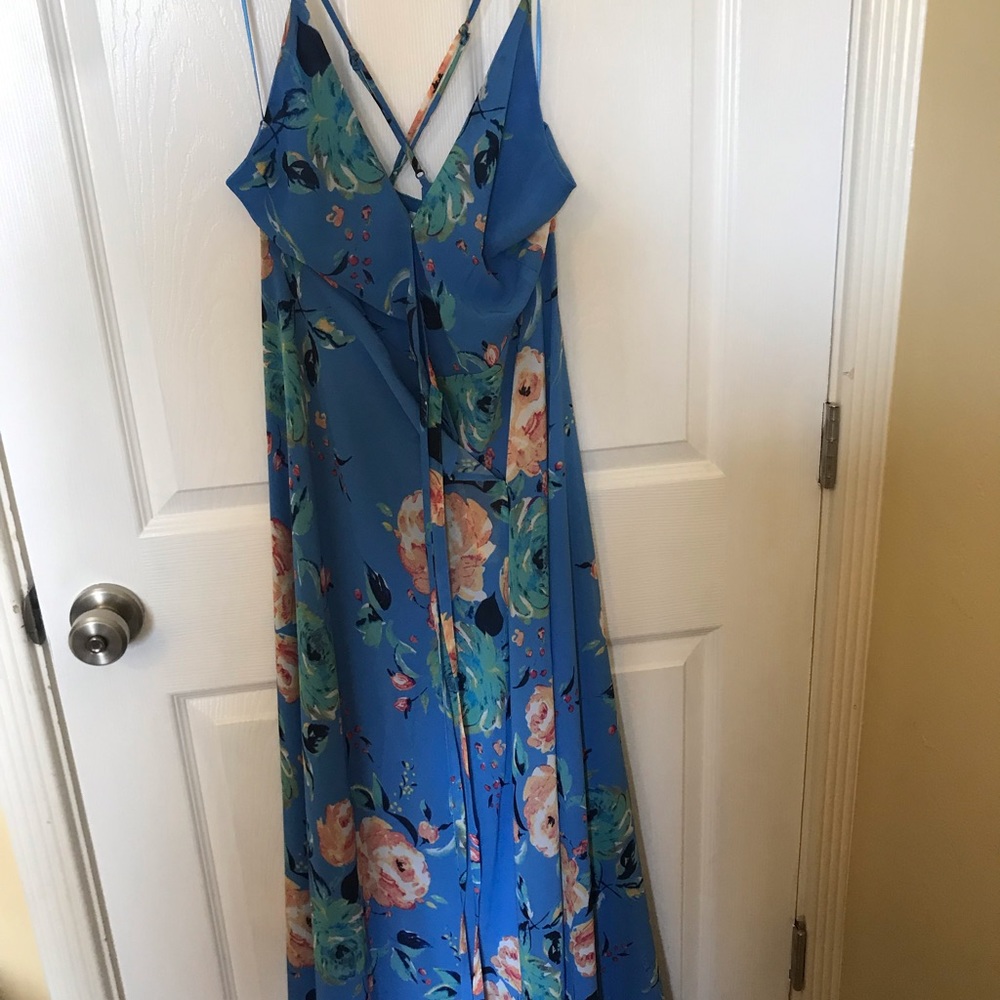 Floor length floral dress Yumi Kim